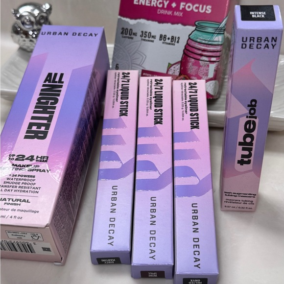 Urban Decay Other - Urban Decay Makeup Bundle All Nighter Spray + 24/7 Liners + Mascara NEW